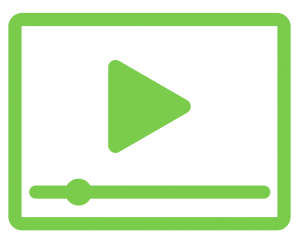 Sports Recruiting Video Services - green video player icon