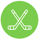 Ice Hockey Sports Videography Services Icon by American Sports Memories